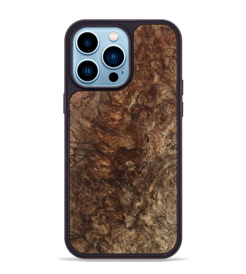 iPhone 14 Pro Max Wood Phone Case - Elihu (Wood Burl, 741356)