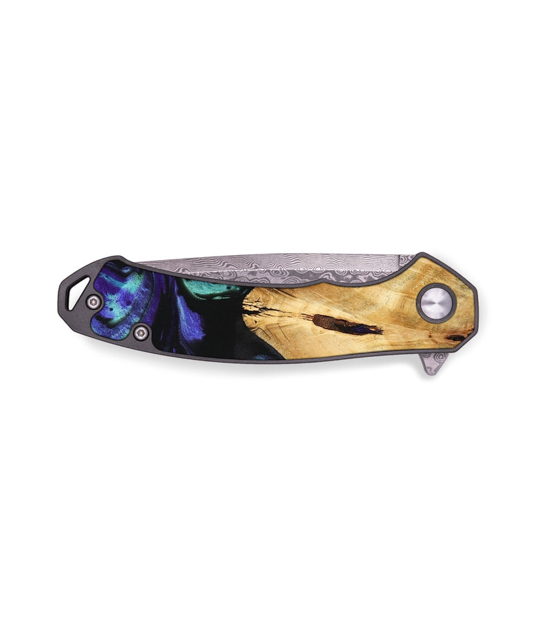 EDC Wood Pocket Knife - Anatole (Purple, 741424)
