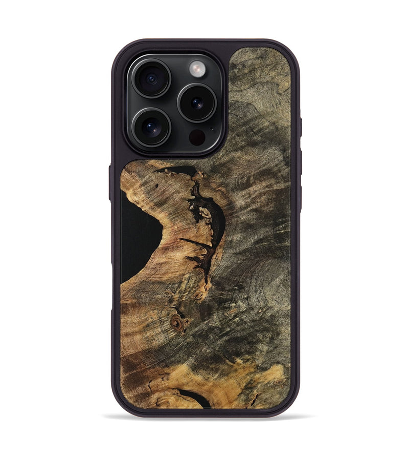 iPhone 16 Pro Wood Phone Case - Cyntha (Wood Burl, 741436)