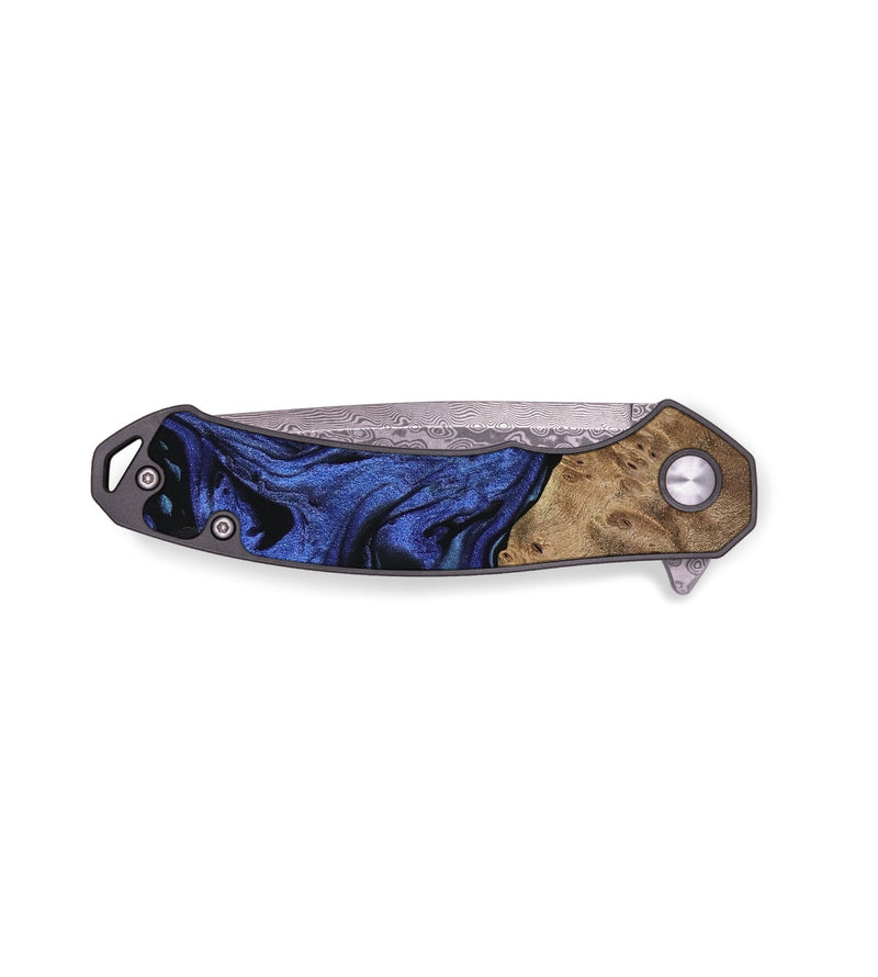 EDC Wood Pocket Knife - Sonya (Blue, 741438)