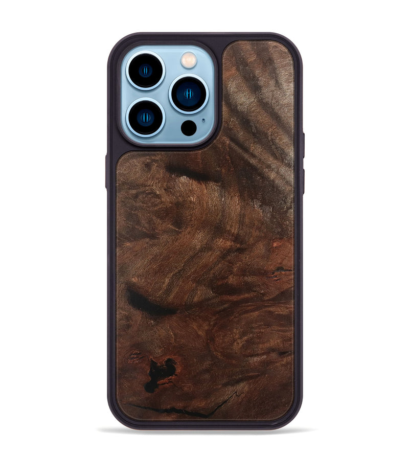 iPhone 14 Pro Max Wood Phone Case - Nerte (Wood Burl, 741447)