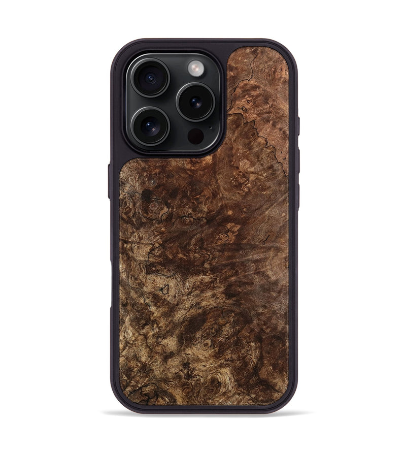 iPhone 16 Pro Wood Phone Case - Metha (Wood Burl, 741640)