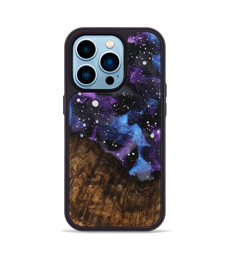iPhone 14 Pro Wood Phone Case - Zdenek (Cosmos, 741666)