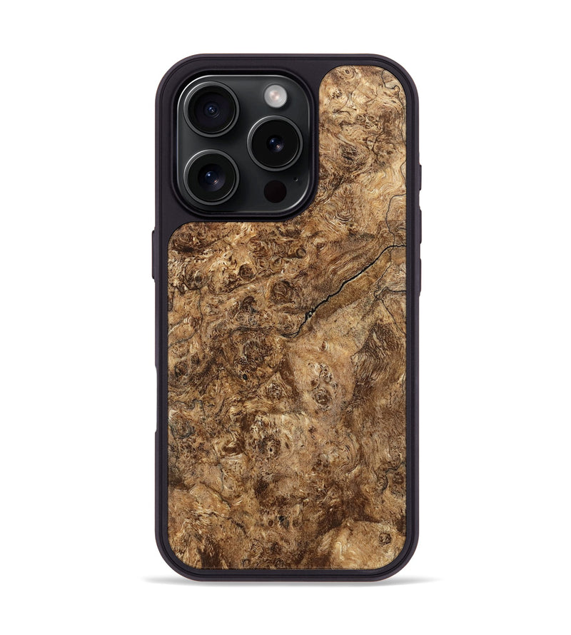 iPhone 16 Pro Wood Phone Case - Johnath (Wood Burl, 741689)