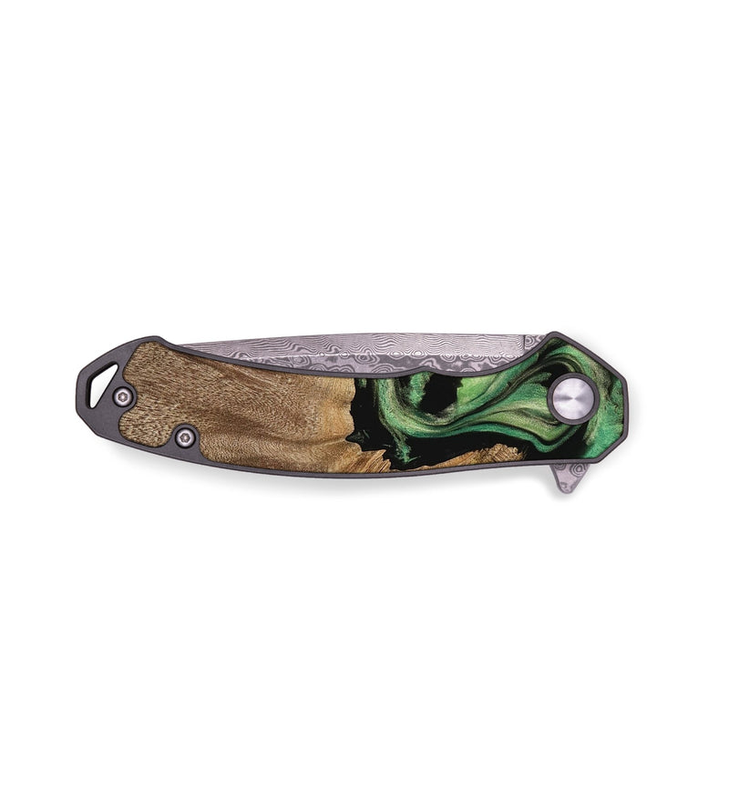 EDC Wood Pocket Knife - Adele (Green, 741700)