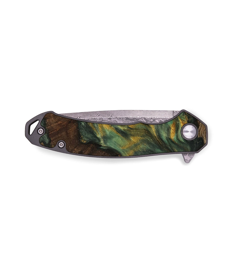 EDC Wood Pocket Knife - Klarika (Green, 741777)