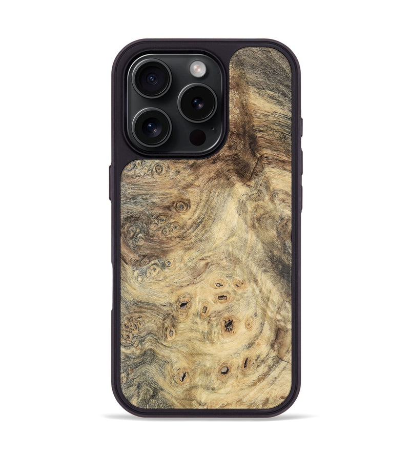iPhone 16 Pro Wood Phone Case - Franz (Wood Burl, 741800)