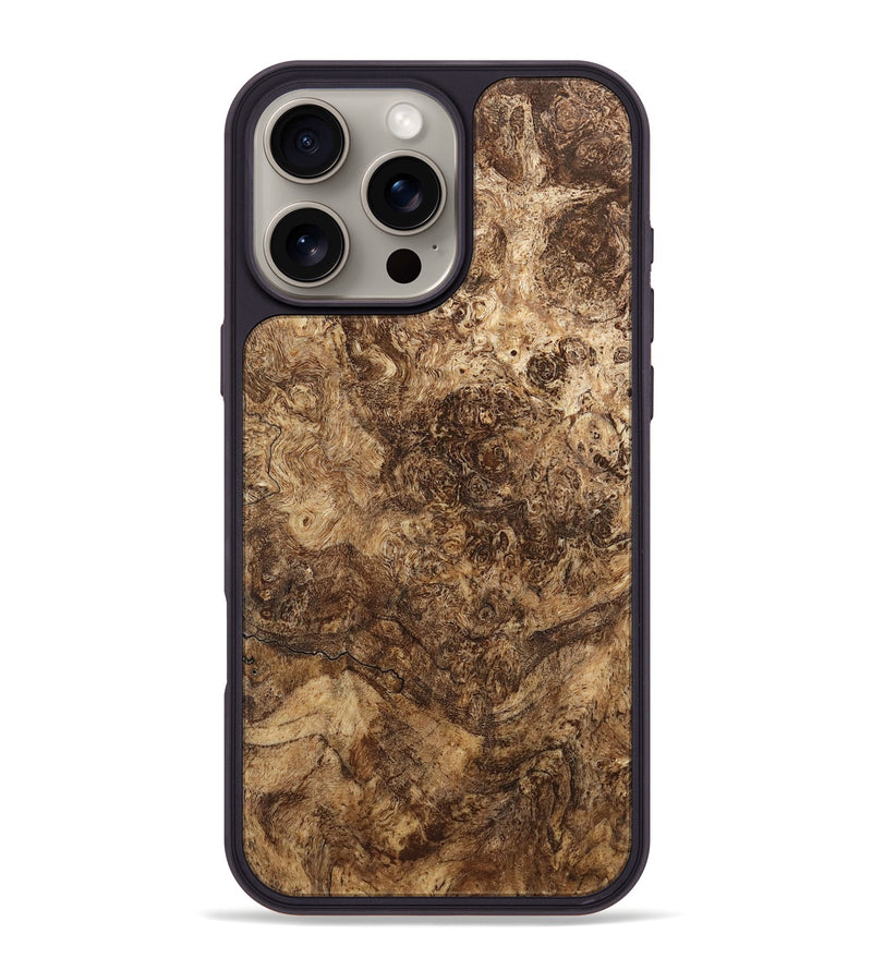 iPhone 16 Pro Max Wood Phone Case - Ephram (Wood Burl, 741804)