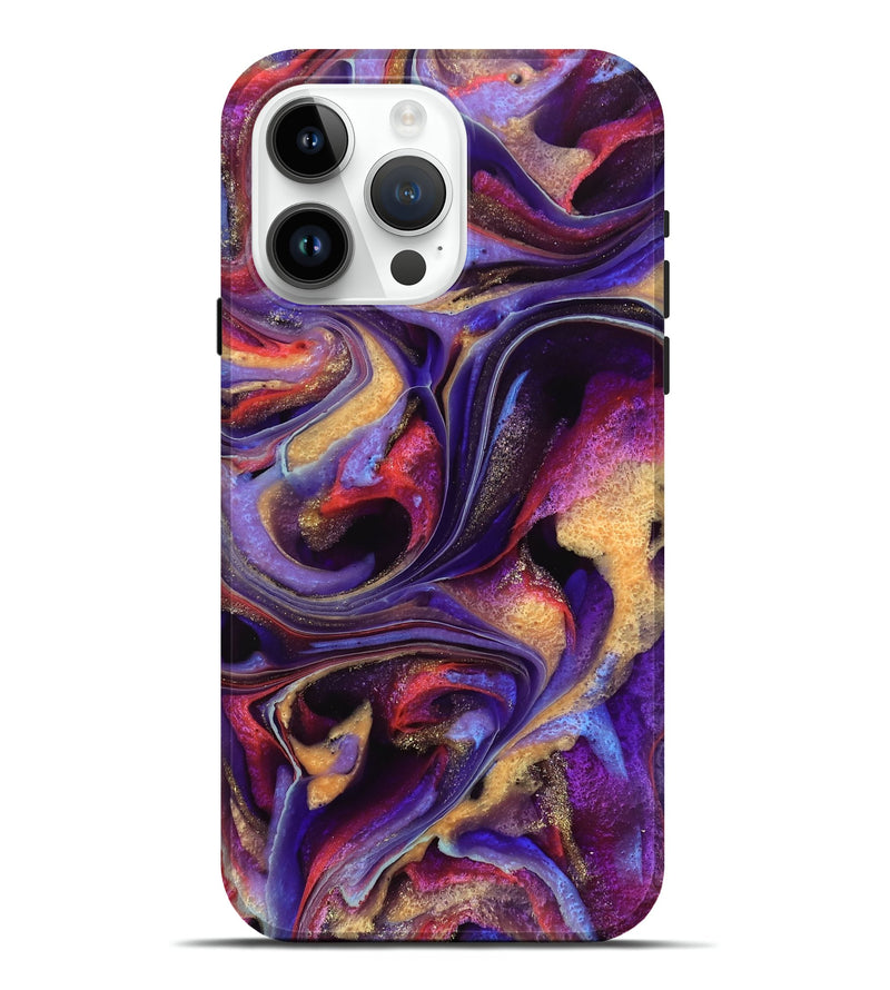 iPhone 15 Pro Max ResinArt Live Edge Phone Case - Shorwan (Purple, 741813)