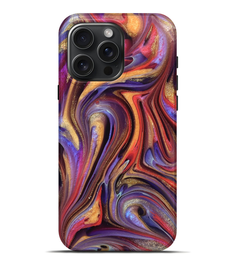 iPhone 16 Pro Max ResinArt Live Edge Phone Case - Habeeb (Purple, 741814)