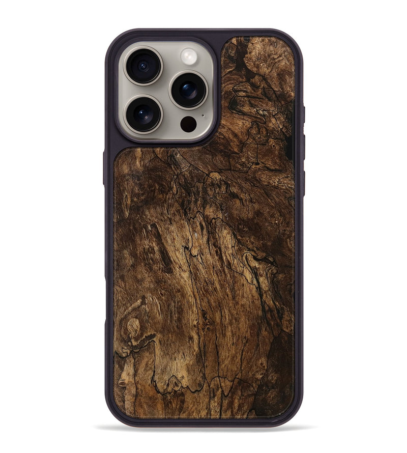 iPhone 16 Pro Max Wood Phone Case - Armin (Wood Burl, 741949)
