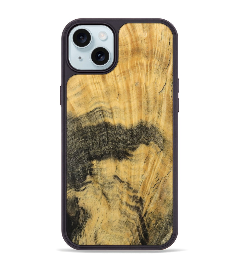 iPhone 15 Plus Wood Phone Case - Justus (Wood Burl, 741991)