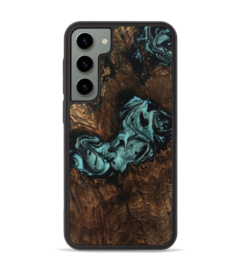 Galaxy S23 Plus Wood Phone Case - Johanne (Green, 742024)