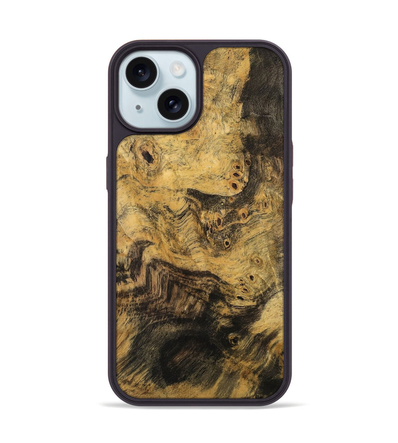 iPhone 15 Wood Phone Case - Madden (Wood Burl, 742196)