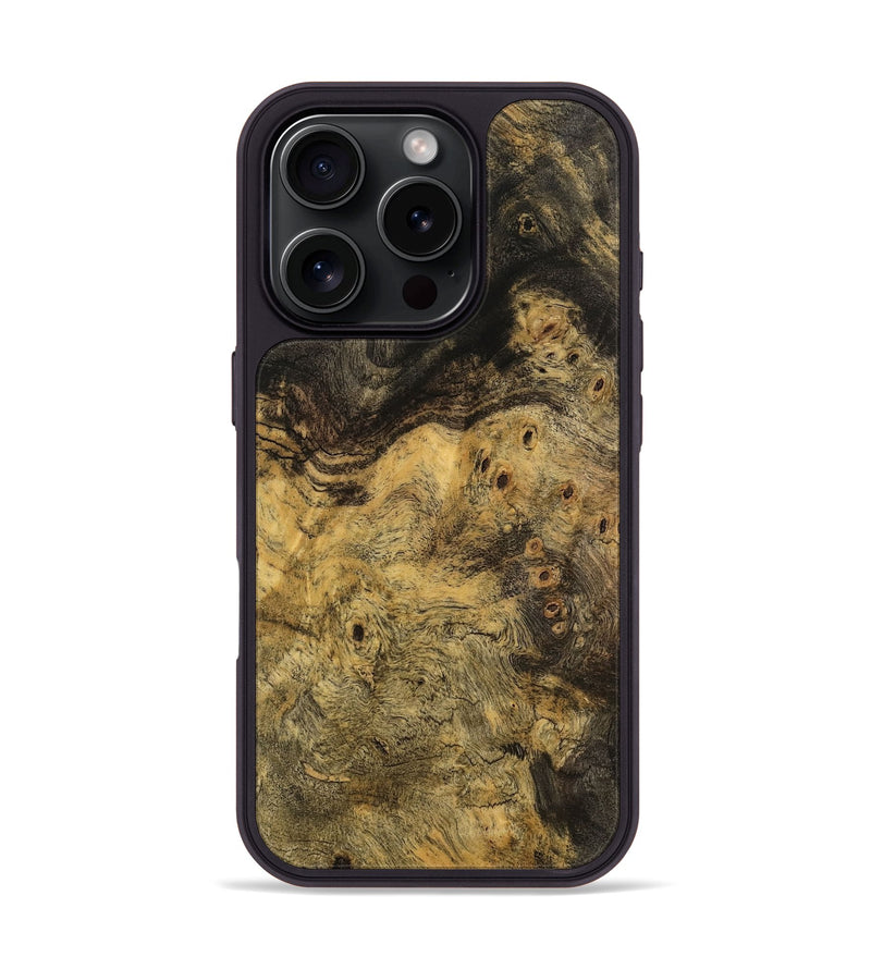 iPhone 16 Pro Wood Phone Case - Hanco (Wood Burl, 742226)