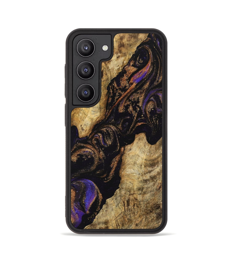 Galaxy S23 Wood Phone Case - Yolanda (Purple, 742228)