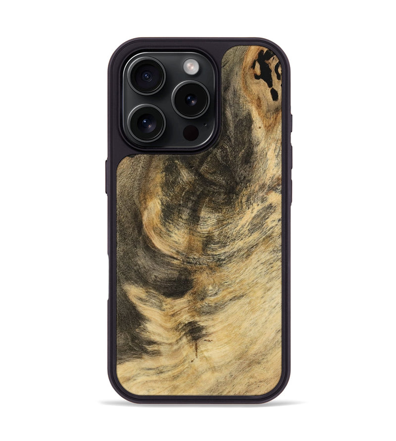 iPhone 16 Pro Wood Phone Case - Ophelie (Wood Burl, 742238)