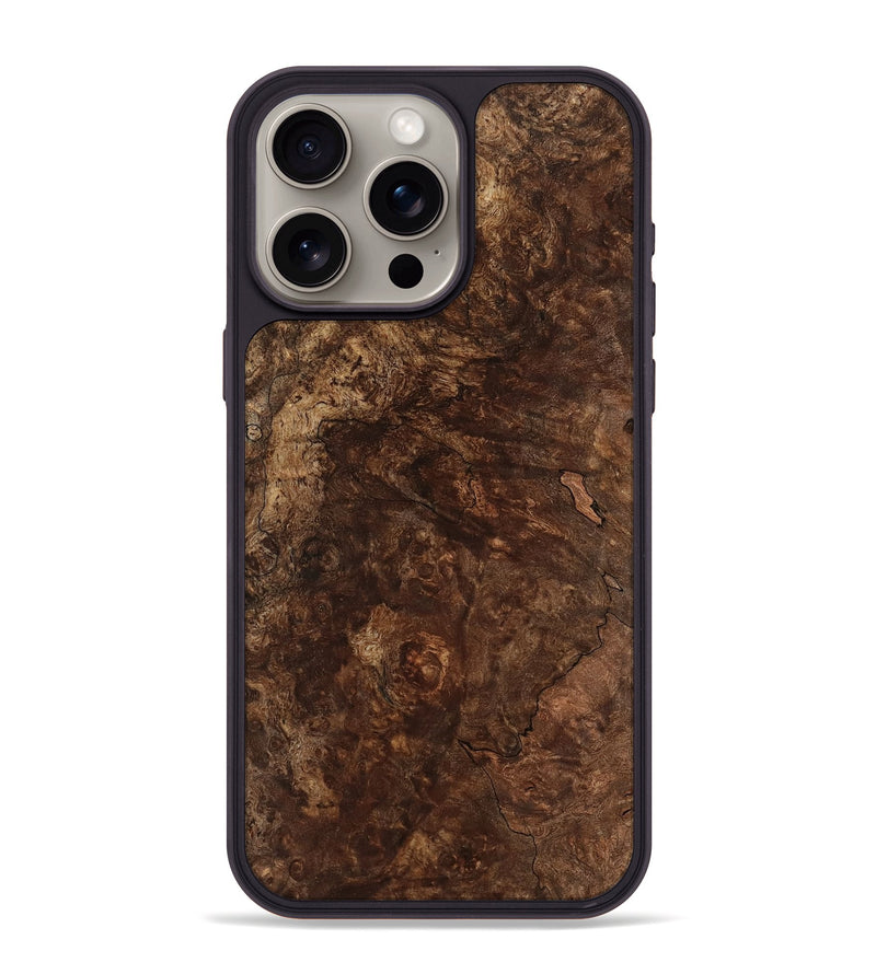iPhone 15 Pro Max Wood Phone Case - Detlev (Wood Burl, 742241)