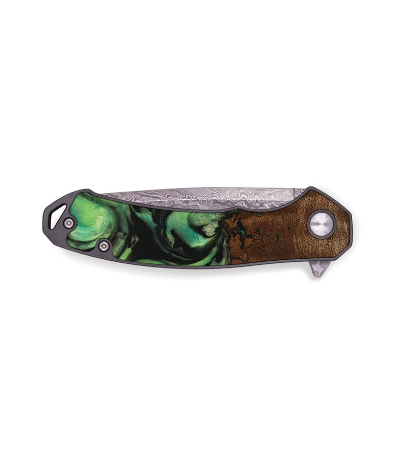 EDC Wood Pocket Knife - Canute (Green, 742284)