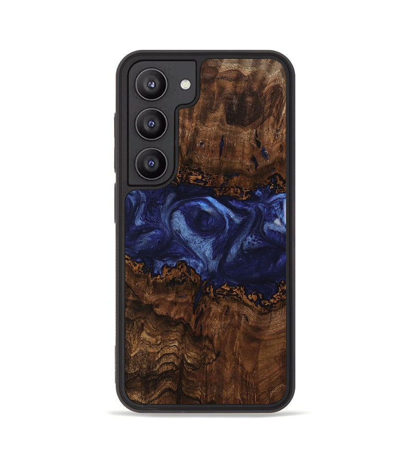 Galaxy S23 Wood Phone Case - Donte (Blue, 742324)