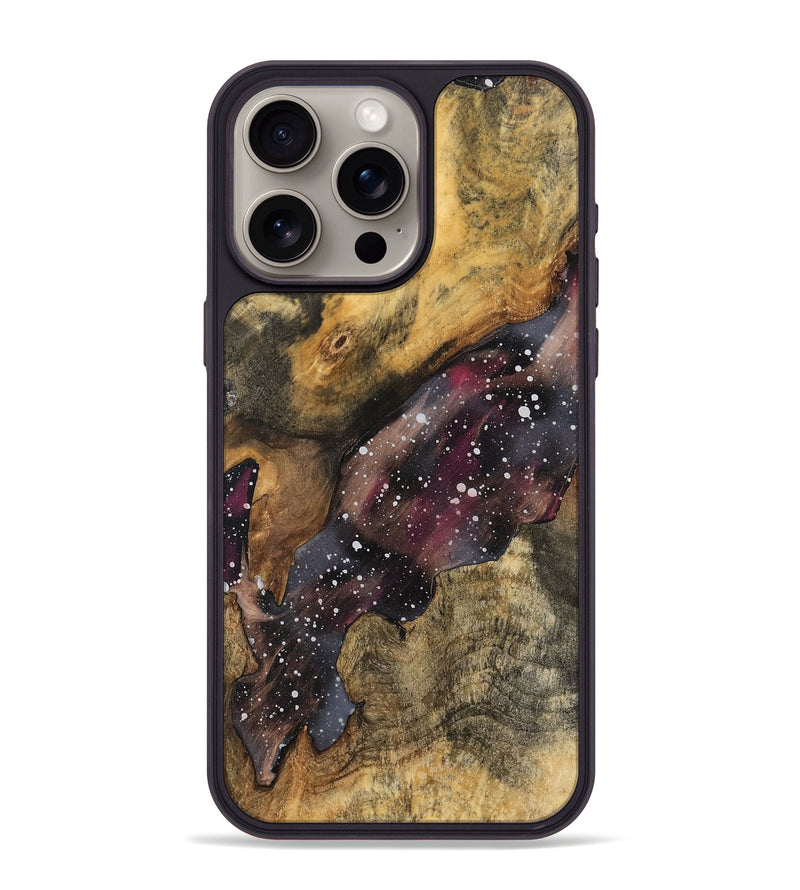iPhone 15 Pro Max Wood Phone Case - Seji (Cosmos, 742372)