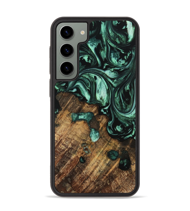 Galaxy S23 Plus Wood Phone Case - Ladan (Green, 742376)