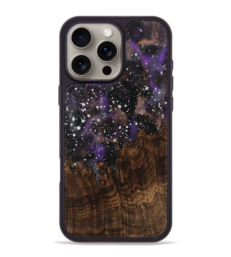 iPhone 16 Pro Max Wood Phone Case - Shawnte (Cosmos, 742423)