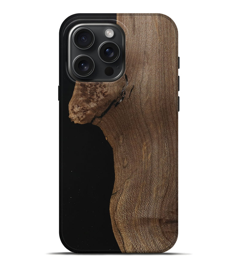 iPhone 16 Pro Max Wood Live Edge Phone Case - Ronn (Wood Burl, 742585)