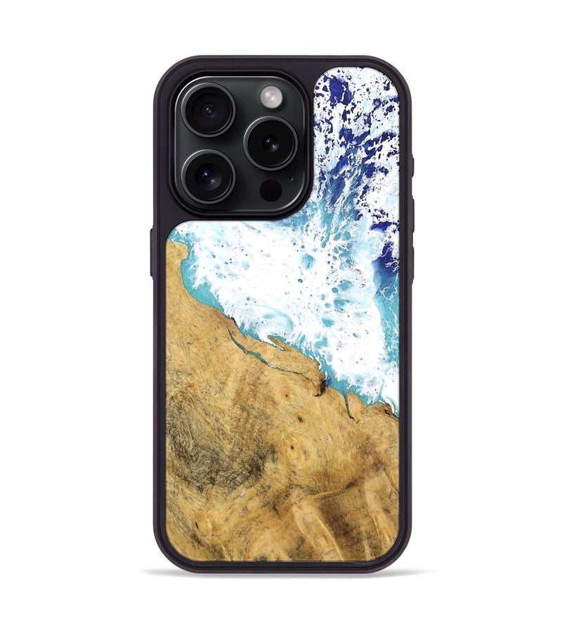 iPhone 15 Pro Wood Phone Case - Leslee (Coastal, 742626)
