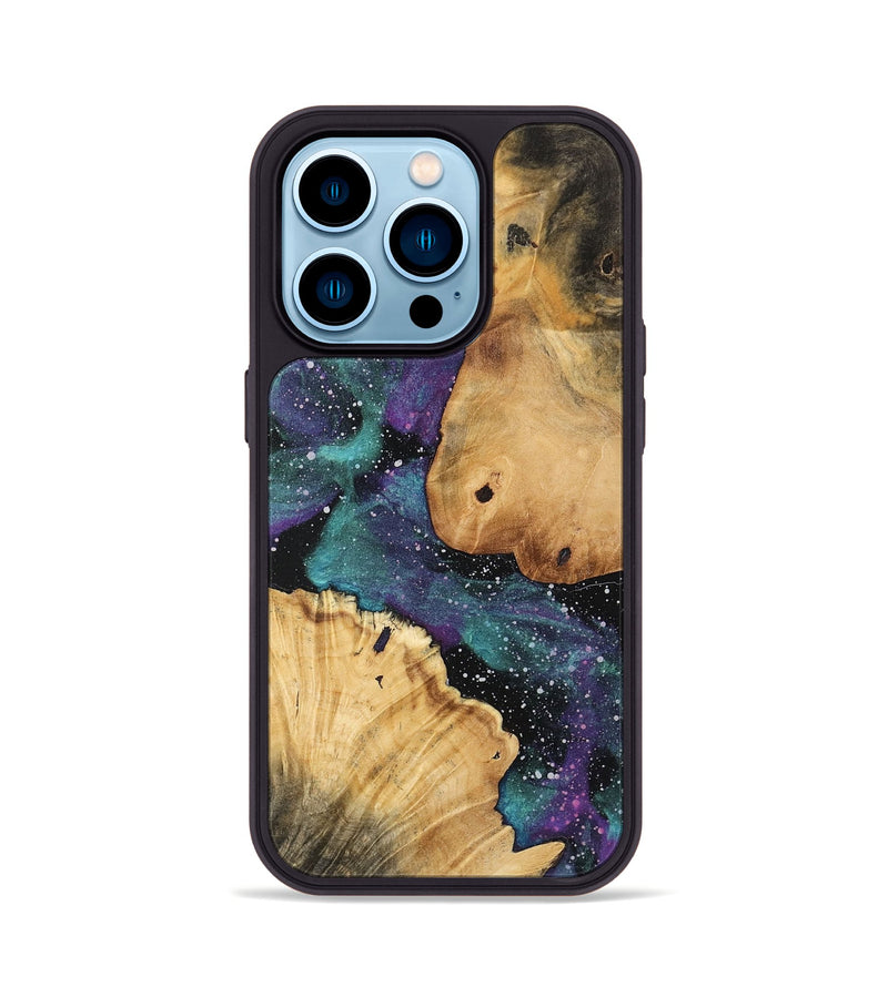 iPhone 14 Pro Wood Phone Case - Althea (Cosmos, 742740)