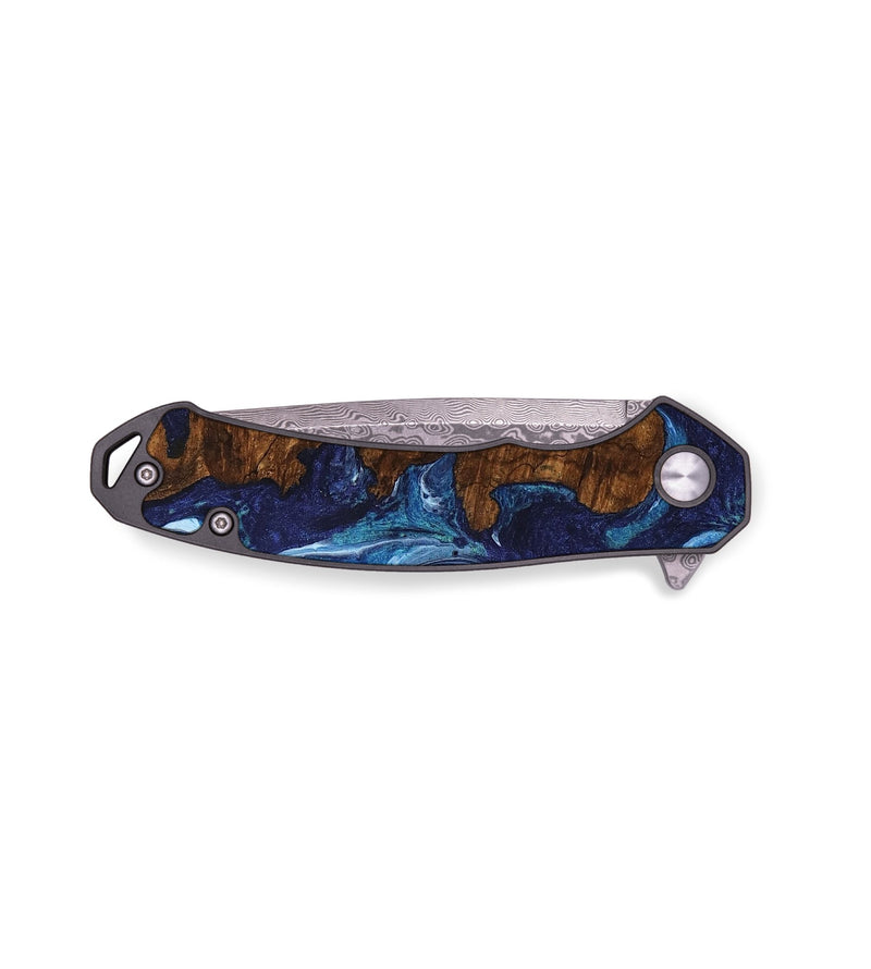 EDC Wood Pocket Knife - Kini (Blue, 742782)