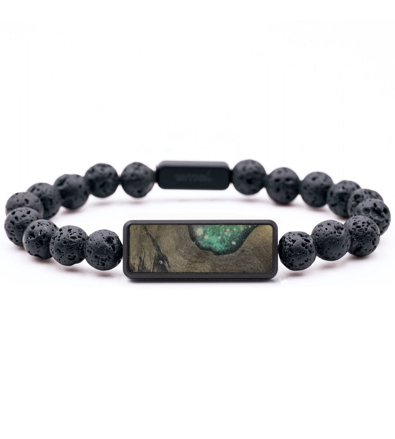 Lava Bead Wood Bracelet - Darryl (Cosmos, 742891)