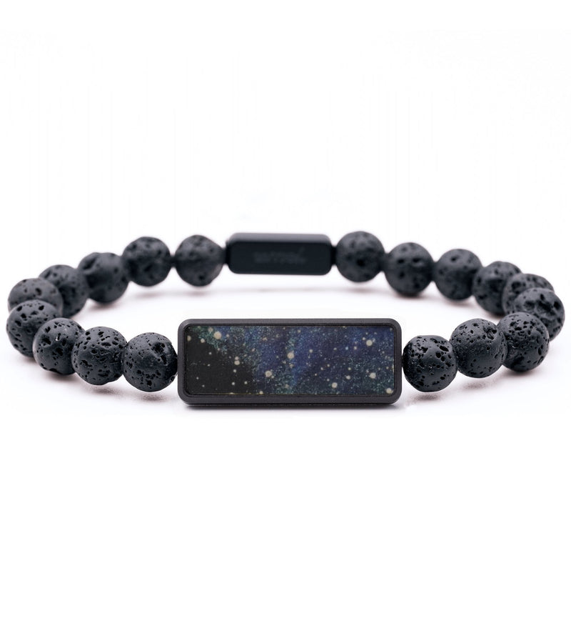 Lava Bead Wood Bracelet - Darius (Cosmos, 742895)