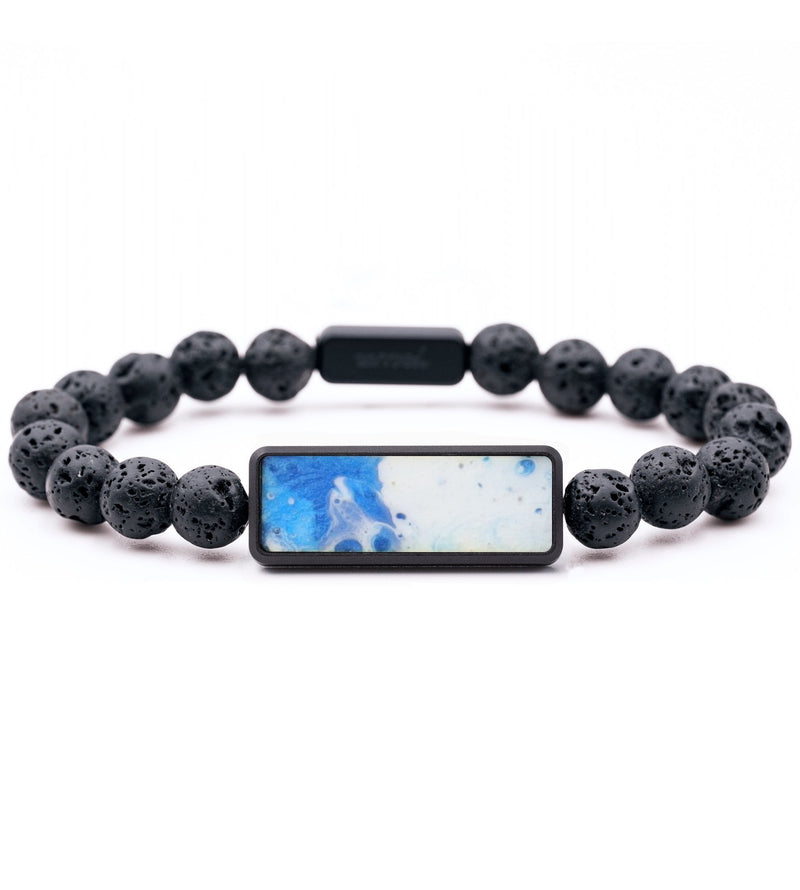 Lava Bead Wood Bracelet - Lacy (Coastal, 742902)
