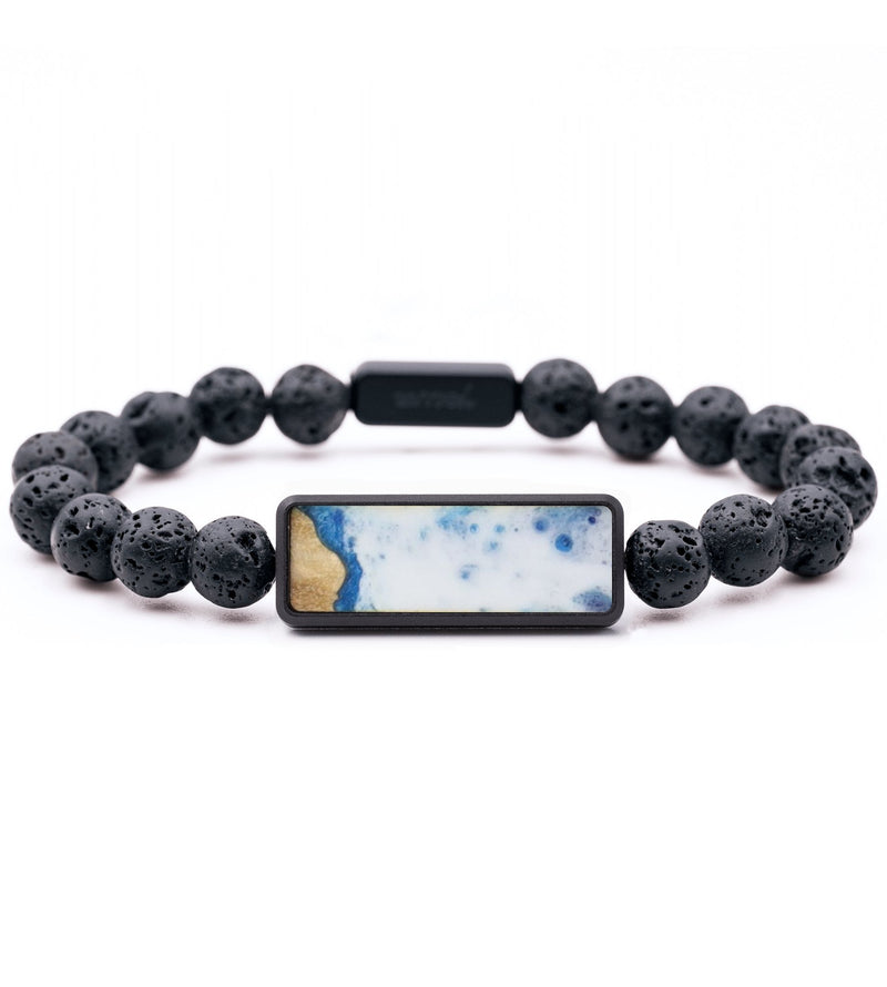 Lava Bead Wood Bracelet - Opal (Coastal, 742904)