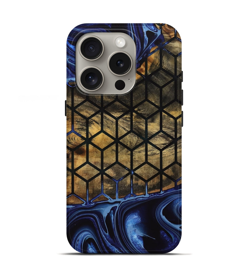 iPhone 16 Pro Wood Live Edge Phone Case - Margit (Pattern, 742952)