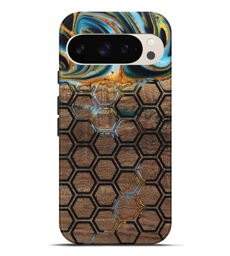 Pixel 9 Pro XL Wood Live Edge Phone Case - Marilin (Pattern, 742976)
