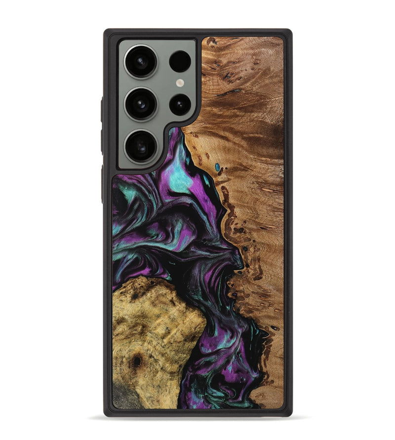Galaxy S23 Ultra Wood Phone Case - Refugio (Purple, 743082)