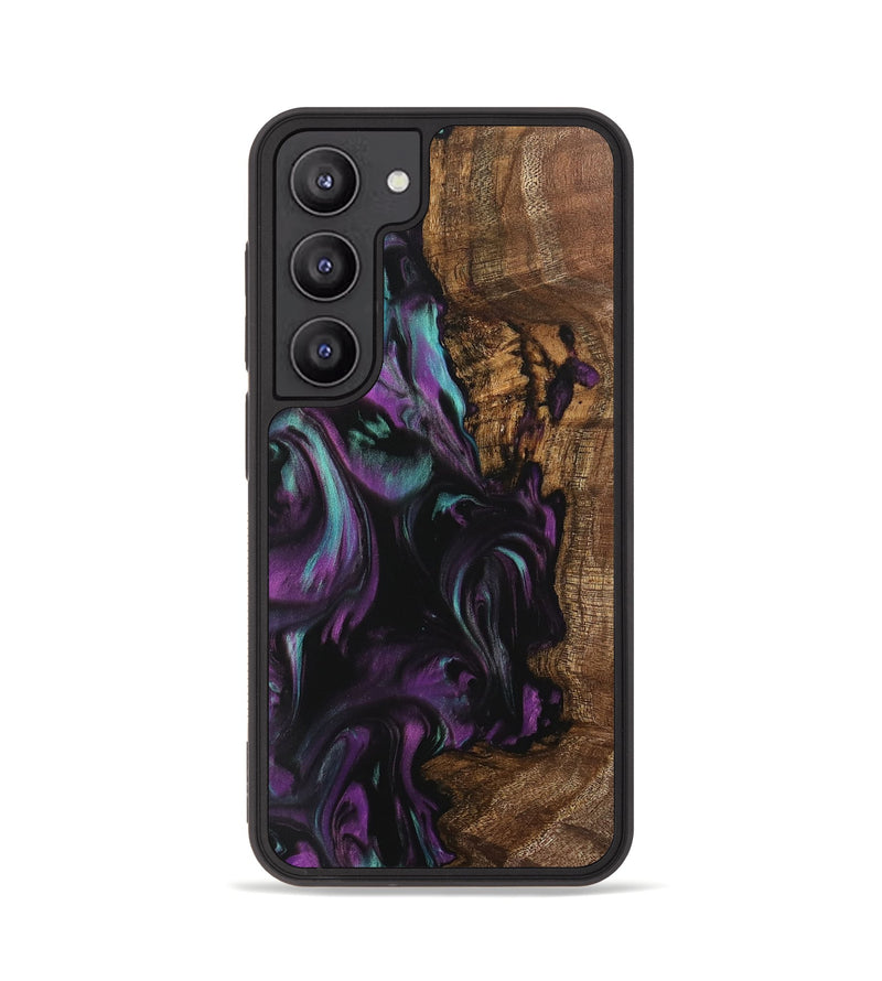 Galaxy S23 Wood Phone Case - Clarine (Purple, 743102)