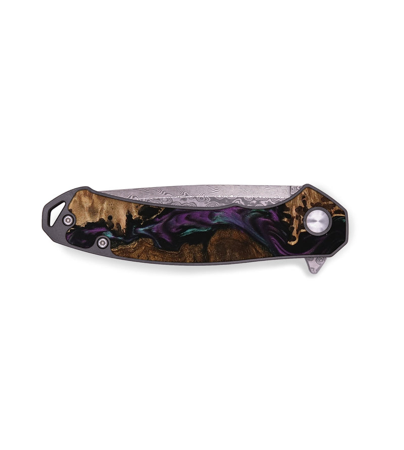EDC Wood Pocket Knife - Gyula (Purple, 743113)