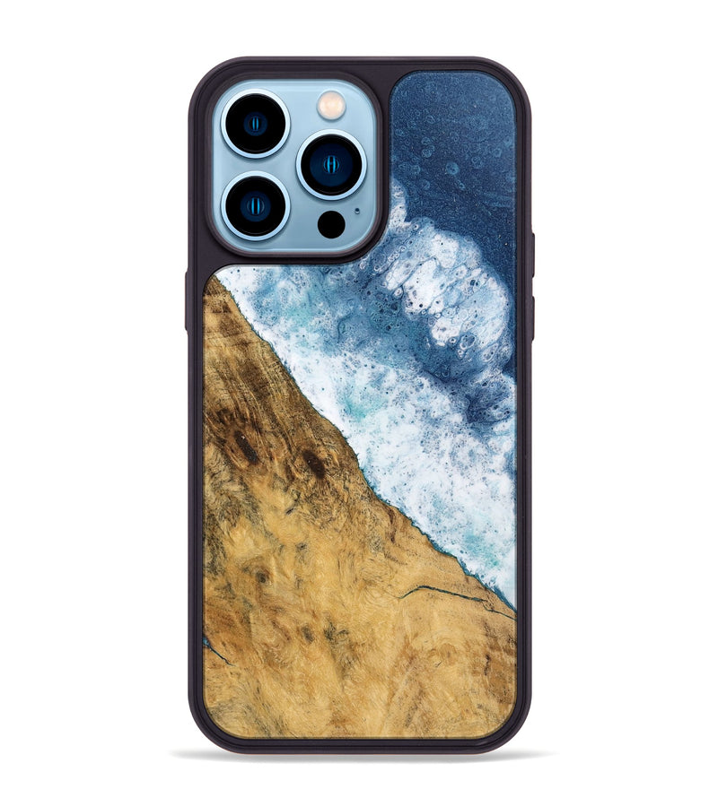 iPhone 14 Pro Max Wood Phone Case - Romie (Coastal, 743204)