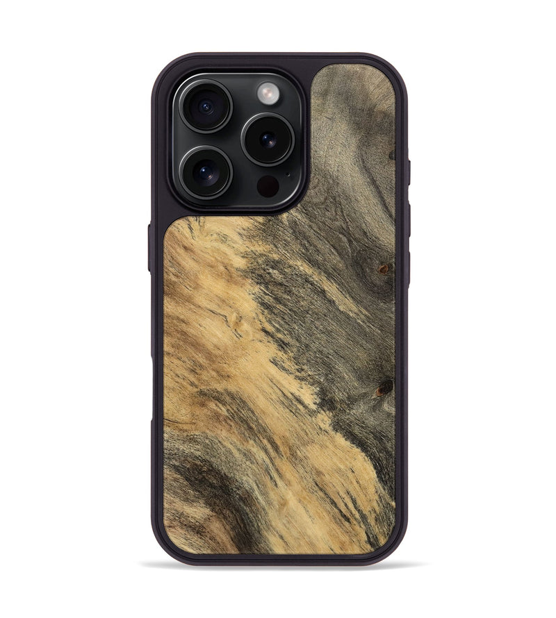 iPhone 16 Pro Wood Phone Case - Horst (Wood Burl, 743214)