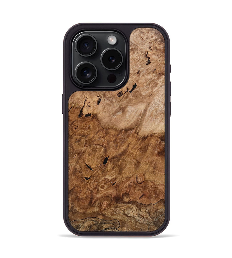 iPhone 15 Pro Wood Phone Case - Rinda (Wood Burl, 743215)