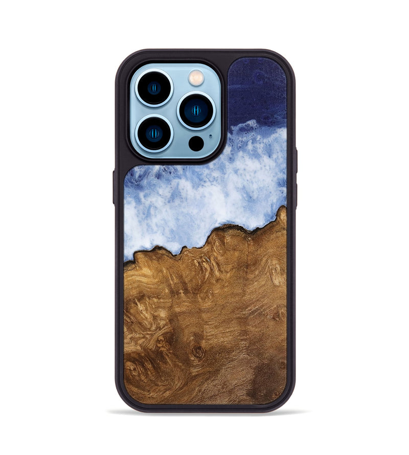 iPhone 14 Pro Wood Phone Case - Coralyn (Coastal, 743252)