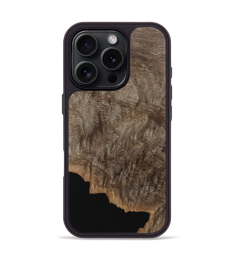 iPhone 16 Pro Wood Phone Case - Edythe (Wood Burl, 743315)