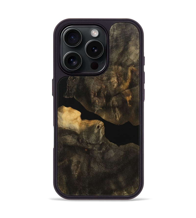 iPhone 16 Pro Wood Phone Case - Mose (Wood Burl, 743317)