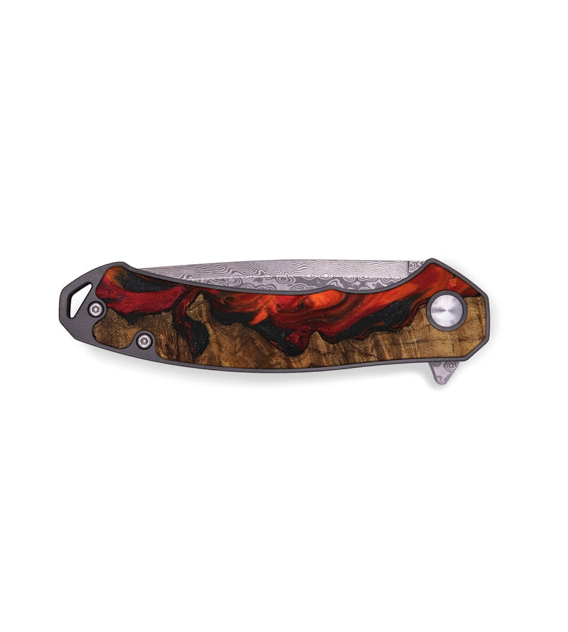 EDC Wood Pocket Knife - Mareah (Red, 743322)