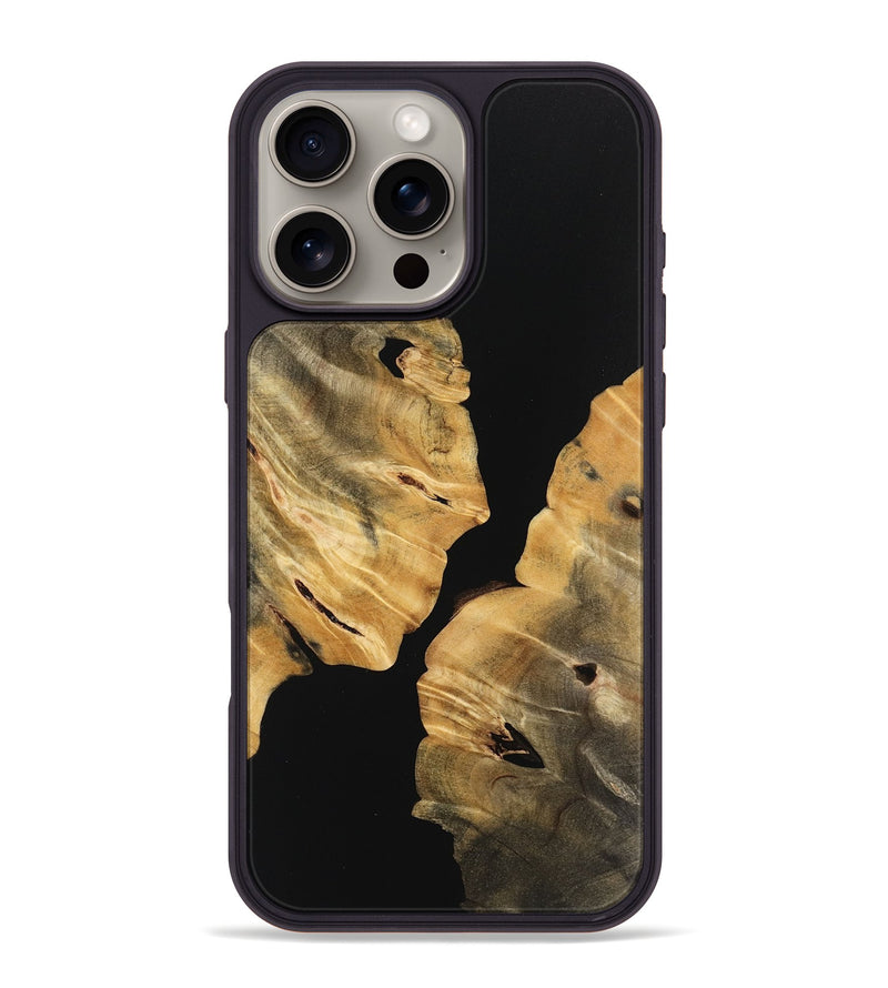iPhone 16 Pro Max Wood Phone Case - Issac (Wood Burl, 743352)