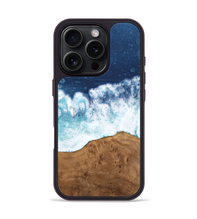 iPhone 16 Pro Wood Phone Case - Bran (Coastal, 743360)