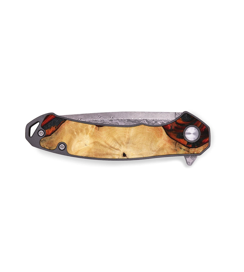 EDC Wood Pocket Knife - Jermain (Red, 743368)